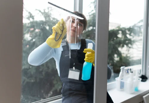Nettoyage de vitres intérieures et extérieures à Tenteling